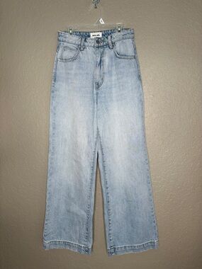 ROLLA'S Light wash high-rise Wide Leg Jeans